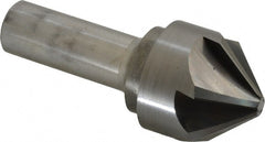 Hertel - 1-1/2" Head Diam, 3/4" Shank Diam, 6 Flute 90° Solid Carbide Countersink - Americas Industrial Supply