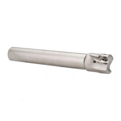 Seco - 1-1/4" Cut Diam, 0.669" Max Depth of Cut, 1" Shank Diam, 7.68" OAL, Indexable Square Shoulder End Mill - XO.X 1806.. Inserts, Cylindrical Shank, 90° Lead Angle, Through Coolant, Series Power Turbo - Americas Industrial Supply