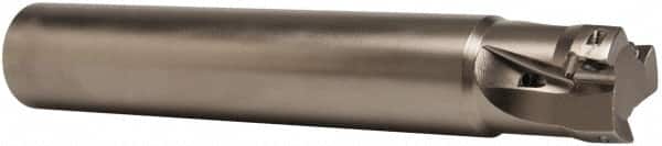 Seco - 1-1/4" Cut Diam, 0.433" Max Depth of Cut, 1-1/4" Shank Diam, 7.69" OAL, Indexable Square Shoulder End Mill - XO.X 1204.. Inserts, Cylindrical Shank, 90° Lead Angle, Through Coolant, Series Super Turbo - Americas Industrial Supply