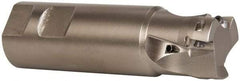 Seco - 1-1/4" Cut Diam, 0.433" Max Depth of Cut, 1-1/4" Shank Diam, 4-1/4" OAL, Indexable Square Shoulder End Mill - XO.X 1204.. Inserts, Weldon Shank, 90° Lead Angle, Through Coolant, Series Super Turbo - Americas Industrial Supply