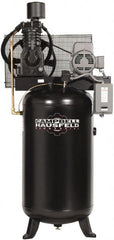 Campbell Hausfeld - 7.5 hp, 80 Gal Stationary Electric Vertical Air Compressor - Single Phase, 175 Max psi, 24.3 CFM, 230 Volt - Americas Industrial Supply