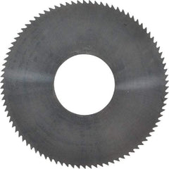 Made in USA - 1-3/4" Diam x 0.01" Blade Thickness x 5/8" Arbor Hole Diam, 90 Tooth Slitting and Slotting Saw - Arbor Connection, Solid Carbide, Concave Ground - Americas Industrial Supply