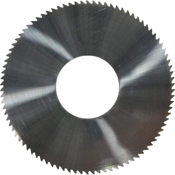 Made in USA - 1-3/4" Diam x 0.02" Blade Thickness x 5/8" Arbor Hole Diam, 90 Tooth Slitting and Slotting Saw - Arbor Connection, Solid Carbide, Concave Ground - Americas Industrial Supply