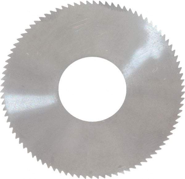 Made in USA - 1-3/4" Diam x 0.025" Blade Thickness x 5/8" Arbor Hole Diam, 90 Tooth Slitting and Slotting Saw - Arbor Connection, Solid Carbide, Concave Ground - Americas Industrial Supply