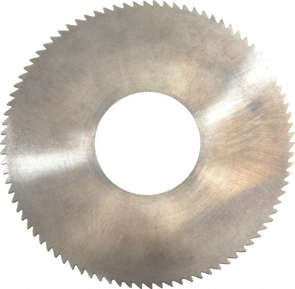 Made in USA - 1-3/4" Diam x 0.032" Blade Thickness x 5/8" Arbor Hole Diam, 90 Tooth Slitting and Slotting Saw - Arbor Connection, Solid Carbide, Concave Ground - Americas Industrial Supply