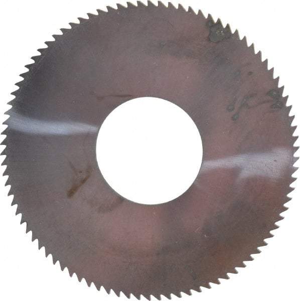 Made in USA - 1-3/4" Diam x 0.045" Blade Thickness x 5/8" Arbor Hole Diam, 90 Tooth Slitting and Slotting Saw - Arbor Connection, Solid Carbide, Concave Ground - Americas Industrial Supply