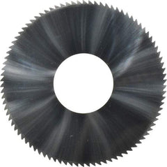 Made in USA - 1-3/4" Diam x 0.051" Blade Thickness x 5/8" Arbor Hole Diam, 90 Tooth Slitting and Slotting Saw - Arbor Connection, Solid Carbide, Concave Ground - Americas Industrial Supply