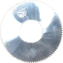 Made in USA - 1-3/4" Diam x 0.057" Blade Thickness x 5/8" Arbor Hole Diam, 90 Tooth Slitting and Slotting Saw - Arbor Connection, Solid Carbide, Concave Ground - Americas Industrial Supply