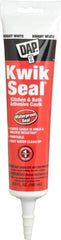 DAP - 5.5 oz Tube White Acrylic & Latex Caulk - -20 to 150°F Operating Temp, 15 min Tack Free Dry Time, 36 hr Full Cure Time - Americas Industrial Supply