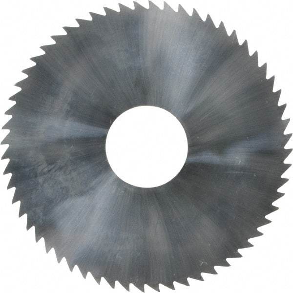 Made in USA - 2-1/4" Diam x 0.072" Blade Thickness x 5/8" Arbor Hole Diam, 60 Tooth Slitting and Slotting Saw - Arbor Connection, Solid Carbide, Concave Ground - Americas Industrial Supply