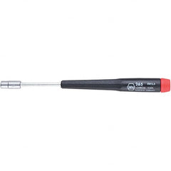 Wiha - 5.5mm Solid Shaft Precision Nutdriver - Cushion Grip Handle, 6-11/16" OAL - Americas Industrial Supply