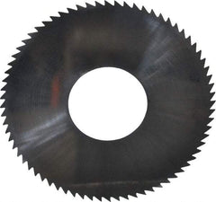 Made in USA - 2-3/4" Diam x 0.016" Blade Thickness x 1" Arbor Hole Diam, 72 Tooth Slitting and Slotting Saw - Arbor Connection, Solid Carbide, Concave Ground - Americas Industrial Supply