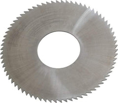 Made in USA - 2-3/4" Diam x 0.032" Blade Thickness x 1" Arbor Hole Diam, 72 Tooth Slitting and Slotting Saw - Arbor Connection, Solid Carbide, Concave Ground - Americas Industrial Supply