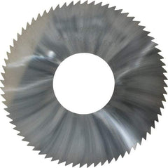 Made in USA - 2-3/4" Diam x 0.036" Blade Thickness x 1" Arbor Hole Diam, 72 Tooth Slitting and Slotting Saw - Arbor Connection, Solid Carbide, Concave Ground - Americas Industrial Supply