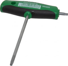 Wiha - T15 T-Handle Cushion Grip Torx Key Set - 100mm Length Under Head, T15 Torx Size - Americas Industrial Supply