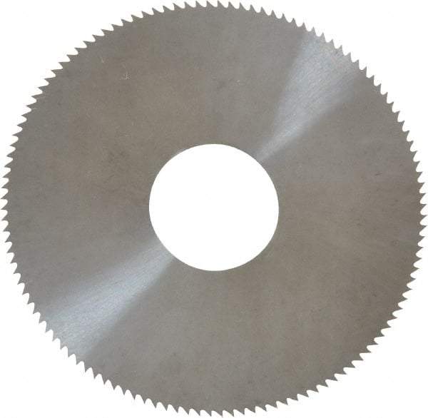 Made in USA - 1-1/4" Diam x 0.01" Blade Thickness, 3/8" Arbor Hole Diam, 120 Teeth, Solid Carbide, Jeweler's Saw - Uncoated - Americas Industrial Supply