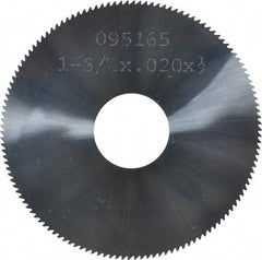 Made in USA - 1-3/4" Diam x 0.02" Blade Thickness, 1/2" Arbor Hole Diam, 130 Teeth, Solid Carbide, Jeweler's Saw - Uncoated - Americas Industrial Supply