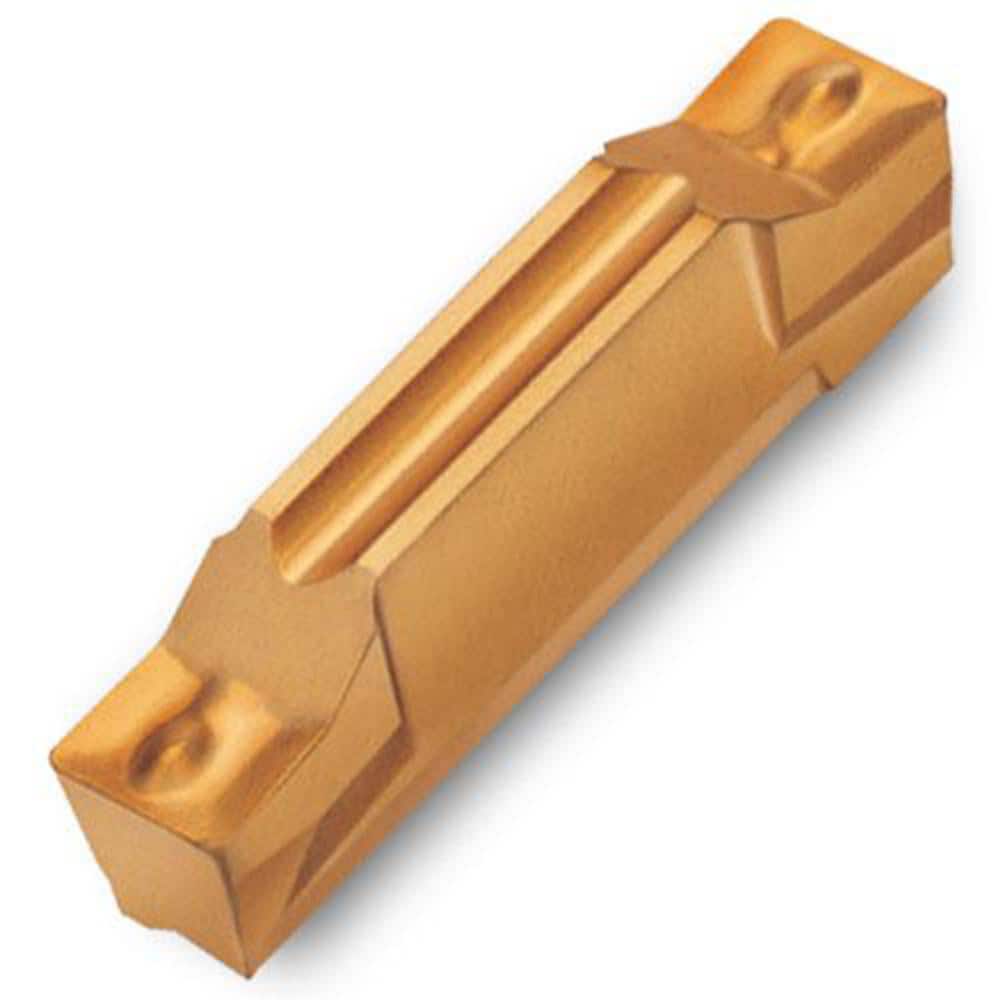 Grooving Insert: TDFTT K10, Solid Carbide Uncoated, Right Hand, 0.118″ Cutting Width, Series TDFT-E
