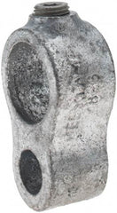 Kee - 3/4" Pipe, Malleable Iron Gate Hinge Fitting - Galvanized Finish - Americas Industrial Supply