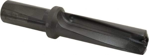 Kyocera - 3.37" Max Drill Depth, 3xD, 1-1/8" Diam, Indexable Insert Drill - 2 Inserts, 1" Shank Diam, Whistle Notch Shank - Americas Industrial Supply