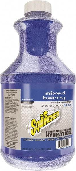 Sqwincher - 64 oz Bottle Mixed Berry Activity Drink - Liquid Concentrate, Yields 5 Gal - Americas Industrial Supply