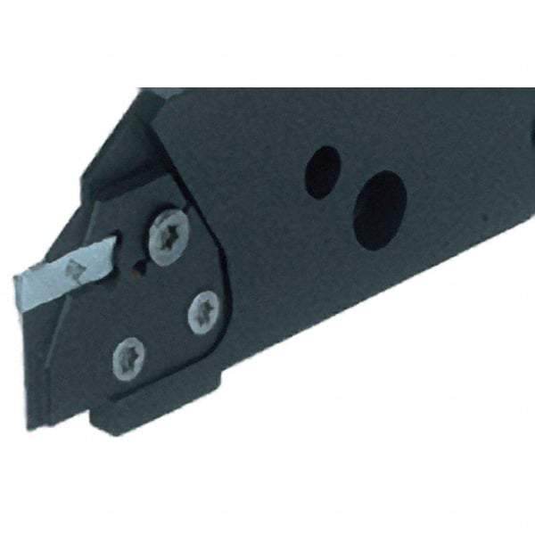 Iscar - 115mm OAL, Left Hand Indexable Grooving Cutoff Toolholder - 42mm Shank Height x 35.2mm Shank Width, DG.. Insert Style, DGHAL Toolholder Style, Series Do-Grip - Americas Industrial Supply