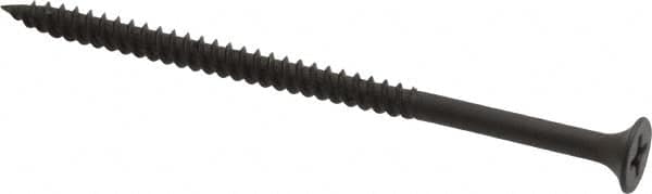 Value Collection - #8, 3" OAL, Phillips Drive Bugle Head, Steel Drywall Screws - Black Phosphate Finish, Grade 1018 - Americas Industrial Supply