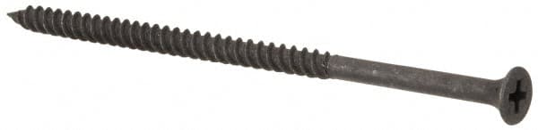 Value Collection - #10, 4" OAL, Phillips Drive Bugle Head, Steel Drywall Screws - Black Phosphate Finish, Grade 1018 - Americas Industrial Supply