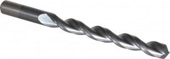 Chicago-Latrobe - 31/64" 135° High Speed Steel Jobber Drill - TiCN Finish, Right Hand Cut, Parabolic Flute, Straight Shank, 5-7/8" OAL, Notched Point - Americas Industrial Supply
