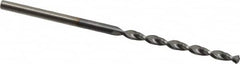 Chicago-Latrobe - #44 135° High Speed Steel Jobber Drill - TiCN Finish, Right Hand Cut, Parabolic Flute, Straight Shank, 2-1/8" OAL, Notched Point - Americas Industrial Supply