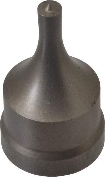 Cleveland Steel Tool - 1/4 Inch Diameter Round Ironworker Punch - 1-1/32 Inch Body Diameter, 1-5/32 Inch Head Diameter, 1-15/16 Inch Overall Length - Americas Industrial Supply