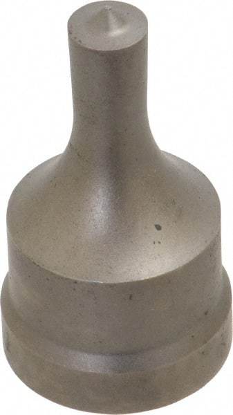 Cleveland Steel Tool - 3/8 Inch Diameter Round Ironworker Punch - 1-1/32 Inch Body Diameter, 1-5/32 Inch Head Diameter, 1-15/16 Inch Overall Length - Americas Industrial Supply