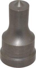 Cleveland Steel Tool - 5/8 Inch Diameter Round Ironworker Punch - 1-1/32 Inch Body Diameter, 1-5/32 Inch Head Diameter, 1-15/16 Inch Overall Length - Americas Industrial Supply