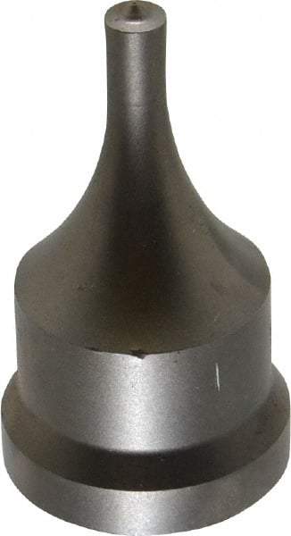 Cleveland Steel Tool - 1/4 Inch Diameter Round Ironworker Punch - 1-1/16 Inch Body Diameter, 1-7/32 Inch Head Diameter, 2-1/8 Inch Overall Length - Americas Industrial Supply