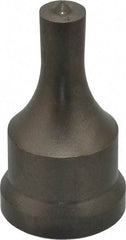 Cleveland Steel Tool - 7/16 Inch Diameter Round Ironworker Punch - 1-1/16 Inch Body Diameter, 1-7/32 Inch Head Diameter, 2-1/8 Inch Overall Length - Americas Industrial Supply