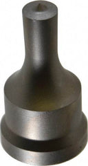 Cleveland Steel Tool - 15/32 Inch Diameter Round Ironworker Punch - 1-1/16 Inch Body Diameter, 1-7/32 Inch Head Diameter, 2-1/8 Inch Overall Length - Americas Industrial Supply