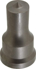 Cleveland Steel Tool - 3/4 Inch Diameter Round Ironworker Punch - 1-1/16 Inch Body Diameter, 1-7/32 Inch Head Diameter, 2-1/8 Inch Overall Length - Americas Industrial Supply