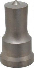 Cleveland Steel Tool - 13/16 Inch Diameter Round Ironworker Punch - 1-1/16 Inch Body Diameter, 1-7/32 Inch Head Diameter, 2-1/8 Inch Overall Length - Americas Industrial Supply