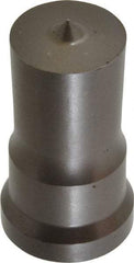 Cleveland Steel Tool - 1 Inch Diameter Round Ironworker Punch - 1-1/16 Inch Body Diameter, 1-7/32 Inch Head Diameter, 2-1/8 Inch Overall Length - Americas Industrial Supply