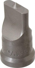 Cleveland Steel Tool - 5/16 Inch Wide Oblong Ironworker Punch - 1-1/16 Inch Body Diameter, 1-7/32 Inch Head Diameter, 2-1/8 Inch Overall Length - Americas Industrial Supply