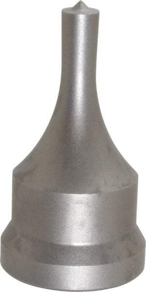 Cleveland Steel Tool - 5/16 Inch Diameter Round Ironworker Punch - 1-1/16 Inch Body Diameter, 1.24 Inch Head Diameter, 2-3/16 Inch Overall Length - Americas Industrial Supply