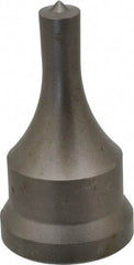 Cleveland Steel Tool - 3/8 Inch Diameter Round Ironworker Punch - 1-1/16 Inch Body Diameter, 1.24 Inch Head Diameter, 2-3/16 Inch Overall Length - Americas Industrial Supply