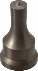 Cleveland Steel Tool - 17/32 Inch Diameter Round Ironworker Punch - 1-1/16 Inch Body Diameter, 1.24 Inch Head Diameter, 2-3/16 Inch Overall Length - Americas Industrial Supply