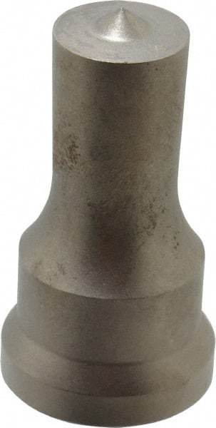 Cleveland Steel Tool - 3/4 Inch Diameter Round Ironworker Punch - 1-1/16 Inch Body Diameter, 1.24 Inch Head Diameter, 2-3/16 Inch Overall Length - Americas Industrial Supply