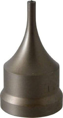 Cleveland Steel Tool - 3/16 Inch Diameter Round Ironworker Punch - 1-7/32 Inch Body Diameter, 1-3/8 Inch Head Diameter, 2-3/8 Inch Overall Length - Americas Industrial Supply