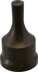 Cleveland Steel Tool - 7/16 Inch Diameter Round Ironworker Punch - 1-7/32 Inch Body Diameter, 1-3/8 Inch Head Diameter, 2-3/8 Inch Overall Length - Americas Industrial Supply