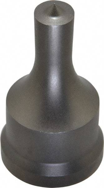 Cleveland Steel Tool - 1/2 Inch Diameter Round Ironworker Punch - 1-7/32 Inch Body Diameter, 1-3/8 Inch Head Diameter, 2-3/8 Inch Overall Length - Americas Industrial Supply