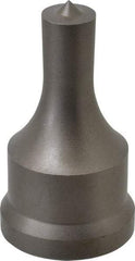 Cleveland Steel Tool - 17/32 Inch Diameter Round Ironworker Punch - 1-7/32 Inch Body Diameter, 1-3/8 Inch Head Diameter, 2-3/8 Inch Overall Length - Americas Industrial Supply