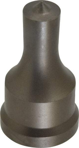 Cleveland Steel Tool - 5/8 Inch Diameter Round Ironworker Punch - 1-7/32 Inch Body Diameter, 1-3/8 Inch Head Diameter, 2-3/8 Inch Overall Length - Americas Industrial Supply