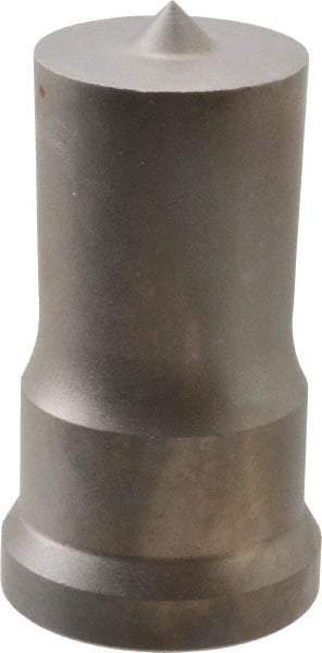 Cleveland Steel Tool - 1-1/8 Inch Diameter Round Ironworker Punch - 1-7/32 Inch Body Diameter, 1-3/8 Inch Head Diameter, 2-3/8 Inch Overall Length - Americas Industrial Supply